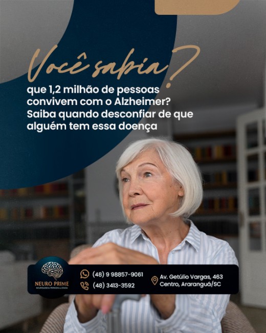 Você sabia que 1,2 milhão de pessoas convivem com o Alzheimer? Saiba quando desconfiar de que alguém tem essa doença