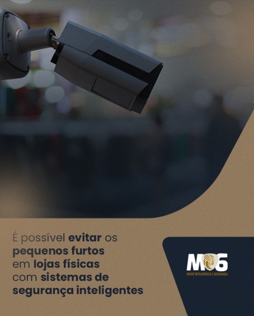 É possível evitar os pequenos furtos em lojas físicas com sistemas de segurança inteligentes