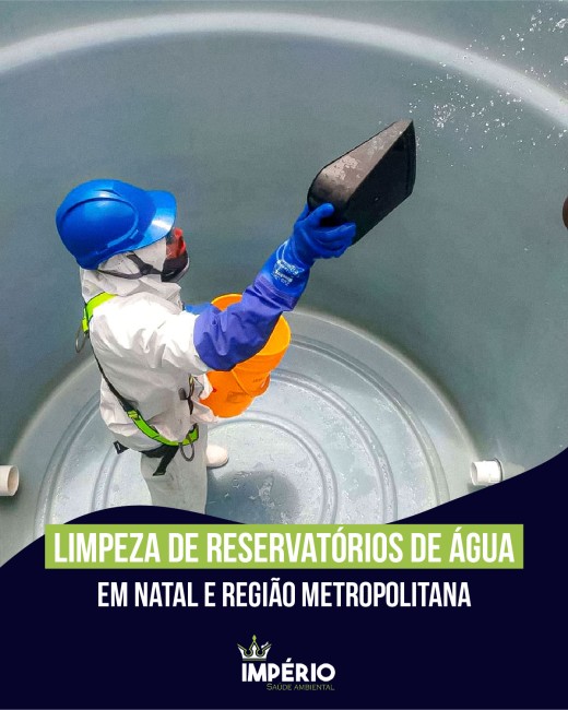 Limpeza de reservatórios de água em Natal e região metropolitana