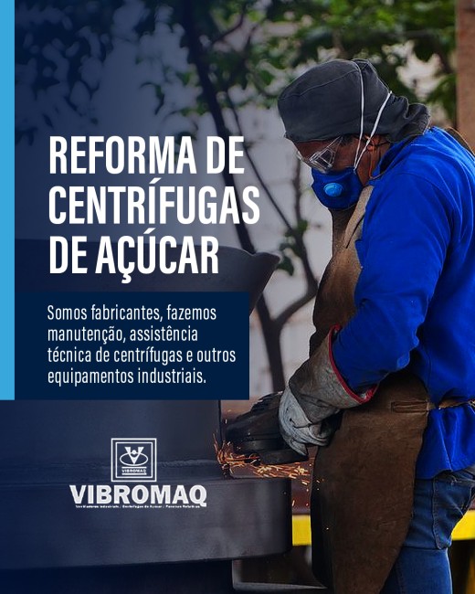 Reforma de centrífugas de açúcar