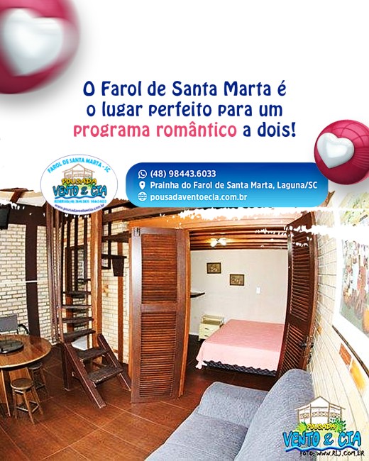 O Farol de Santa Marta é o lugar perfeito para um programa romântico a dois