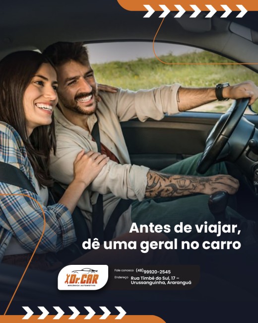 Antes de viajar, dê uma geral no carro