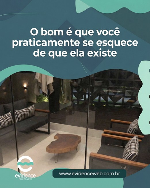 O bom é que você praticamente se esquece de que ela existe