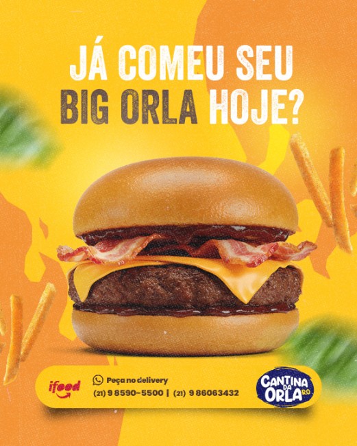 Já comeu seu Big Orla hoje?