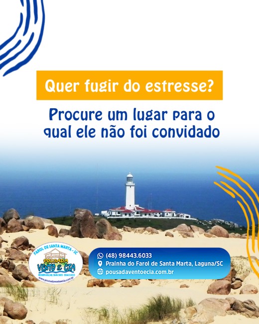 Quer fugir do estresse? Procure um lugar para o qual ele não foi convidado