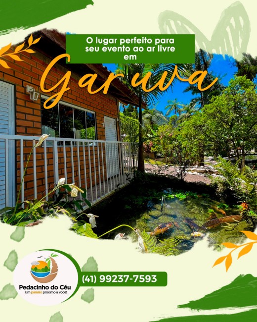 O lugar perfeito para seu evento ao ar livre em Garuva