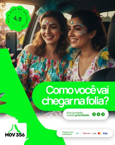 Como você vai chegar na folia? 