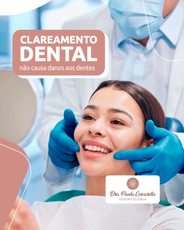 Clareamento dental não causa danos aos dentes