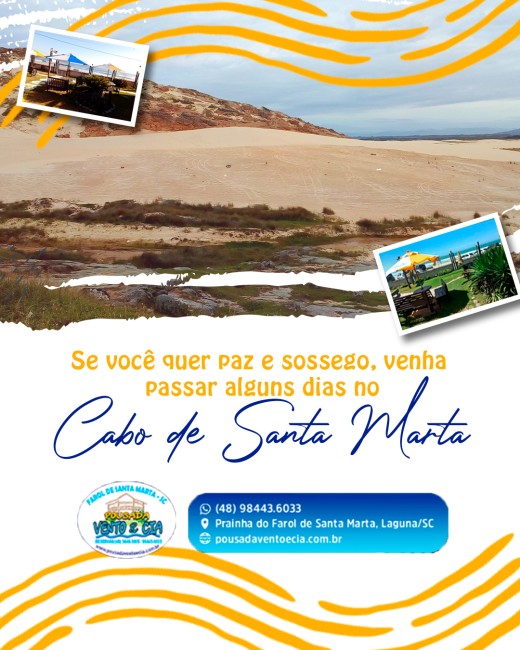 Se você quer paz e sossego, venha passar alguns dias no Cabo de Santa Marta