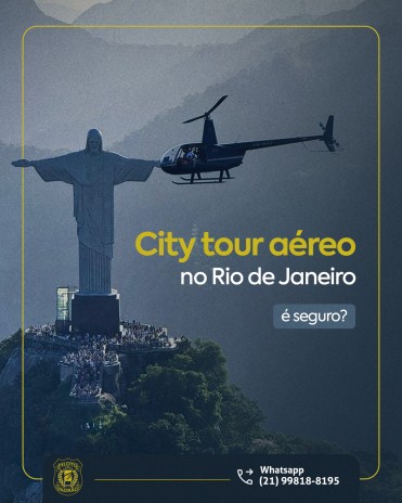City tour aéreo no Rio de Janeiro é seguro?