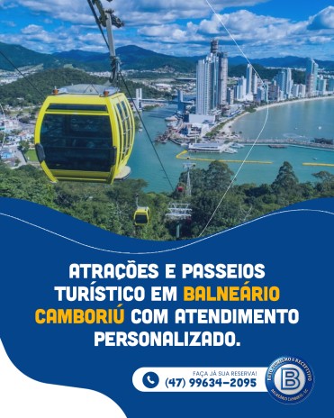 Atrações e Passeios Turístico em Balneário Camboriú com atendimento personalizado.