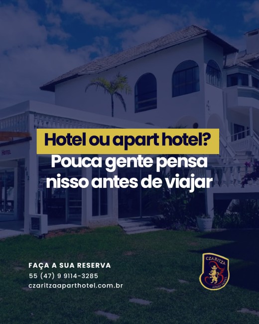 Hotel ou apart hotel? Pouca gente pensa nisso antes de viajar
