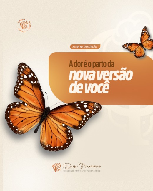 A dor é o parto da nova versão de você