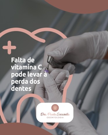 Falta de vitamina C pode levar à perda dos dentes