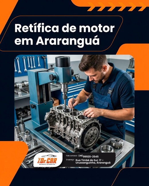 Retífica de motor em Araranguá