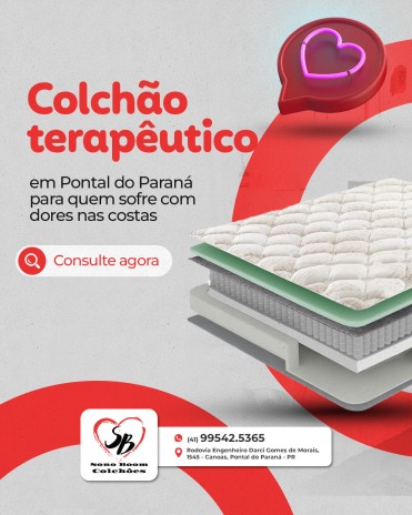 Colchão terapêutico em Pontal do Paraná para quem sofre com dores nas costas