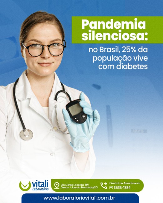 Pandemia silenciosa: no Brasil, 25% da população vive com diabetes