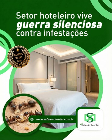 Setor hoteleiro vive guerra silenciosa contra infestações