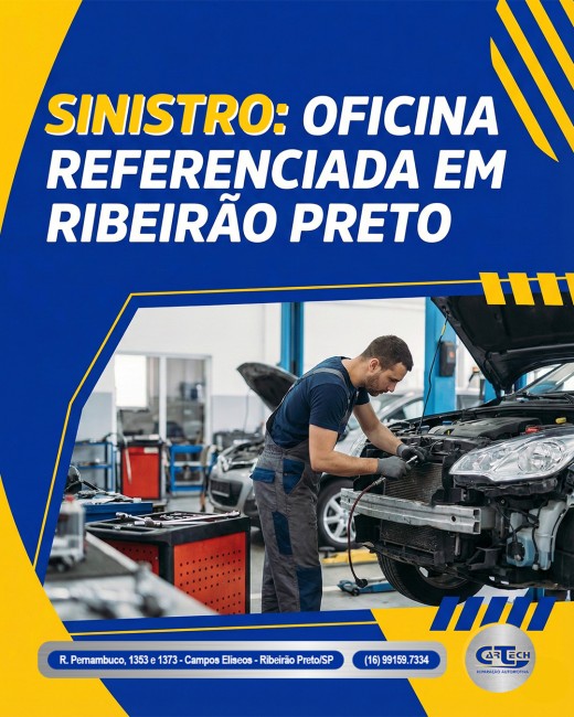 Sinistro: oficina referenciada em Ribeirão Preto