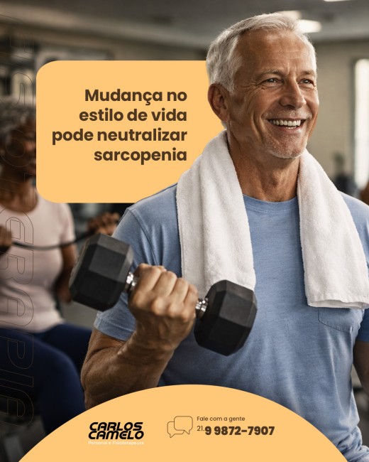 Mudança no estilo de vida pode neutralizar sarcopenia