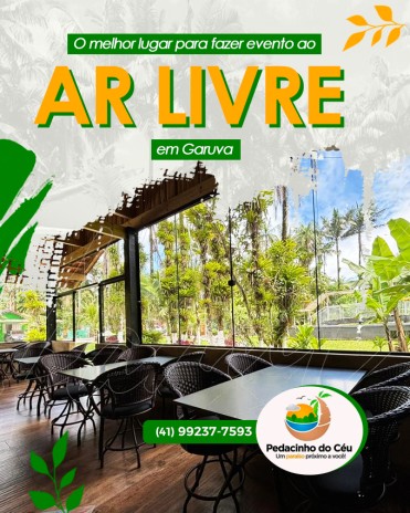 O melhor lugar para fazer evento ao ar livre em Garuva
