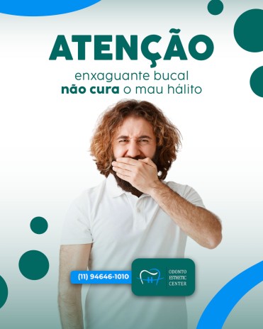 Atenção: enxaguante bucal não cura o mau hálito