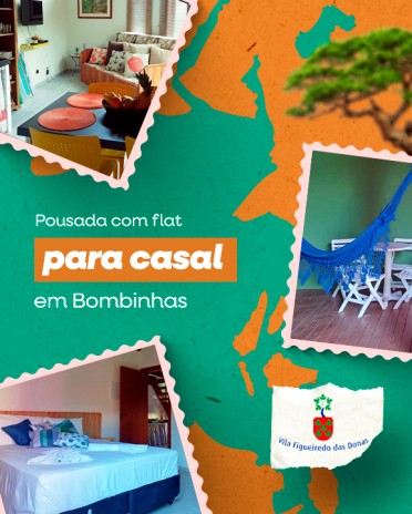 Pousada com flat para casal em Bombinhas