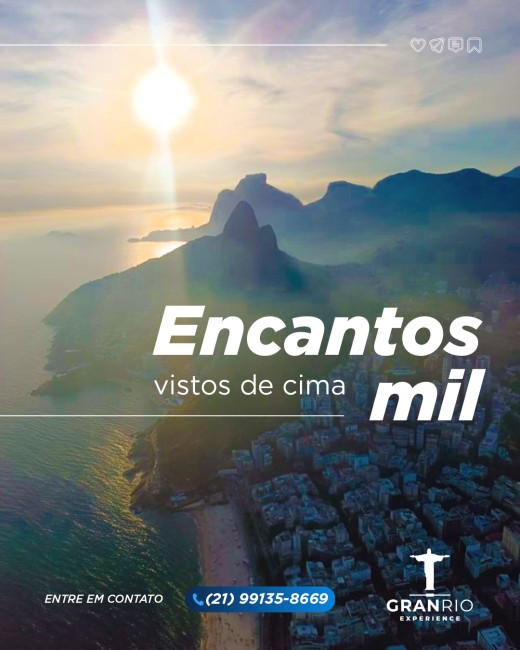 Encantos mil vistos de cima