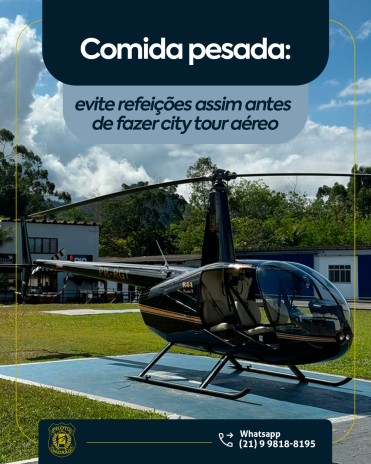 Comida pesada: evite refeições assim antes de fazer city tour aéreo