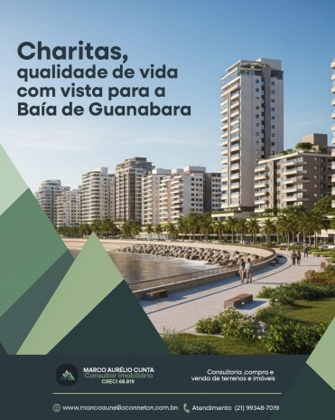 Charitas, qualidade de vida com vista para a Baía de Guanabara