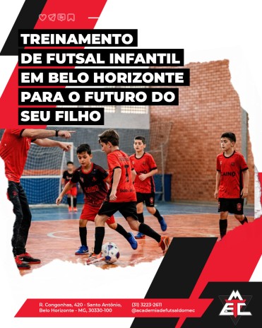 Treinamento de Futsal Infantil em Belo Horizonte para o Futuro do Seu Filho