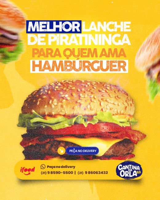 Melhor lanche de Piratininga para quem ama hambúrguer