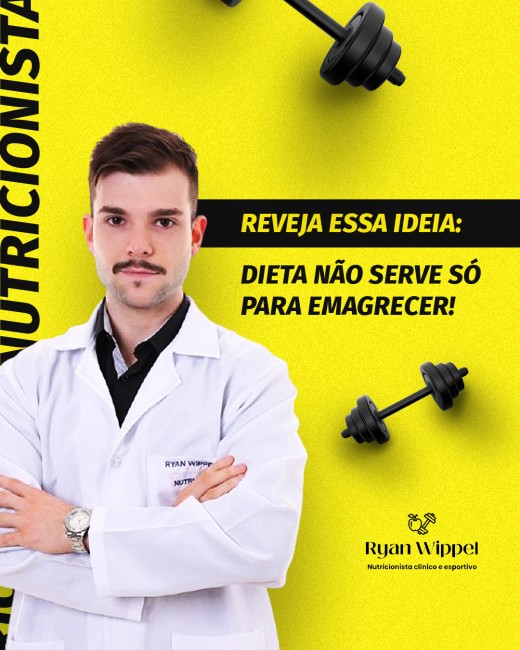 Reveja essa ideia: dieta não serve só para emagrecer