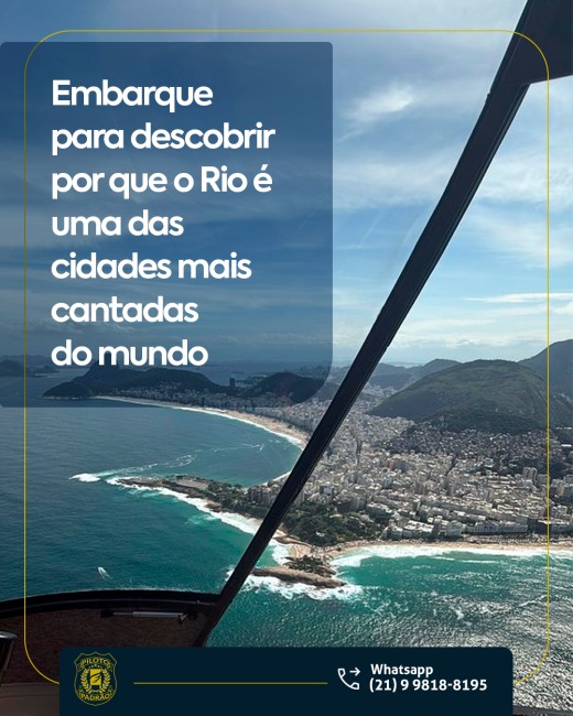 Embarque para descobrir por que o Rio é uma das cidades mais cantadas do mundo