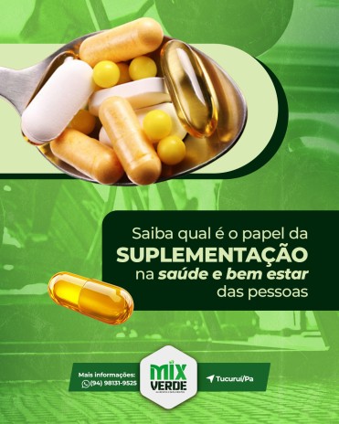 Saiba qual é o papel da suplementação na saúde e bem estar das pessoas