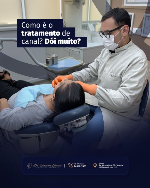 Como é o tratamento de canal? Dói muito?