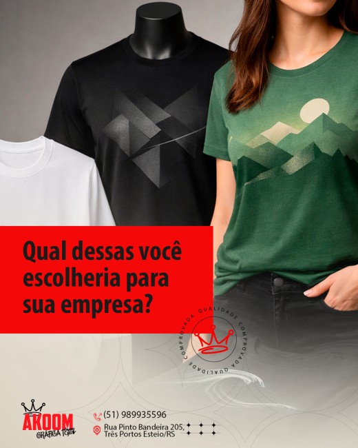 Qual dessas você escolheria para sua empresa?