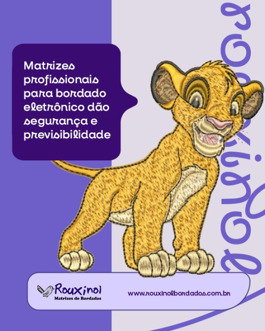 Matrizes profissionais para bordado eletrônico dão segurança e previsibilidade