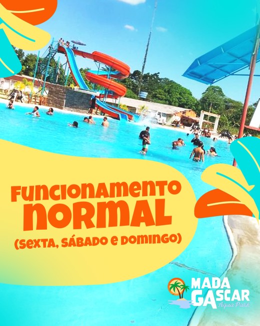 Funcionamento normal (Sexta, sábado e domingo)