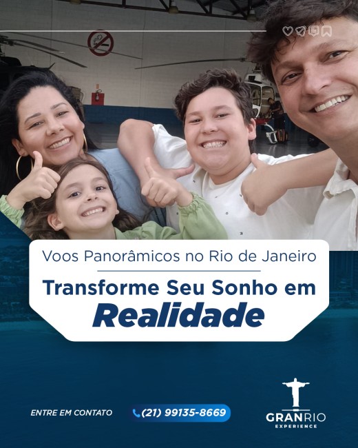 Voos Panorâmicos no Rio de Janeiro Transforme Seu Sonho em Realidade