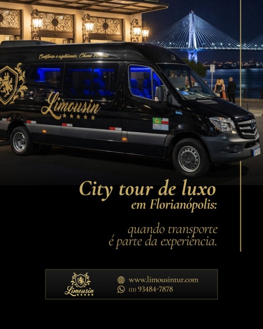 City tour de luxo em Florianópolis: quando transporte é parte da experiência