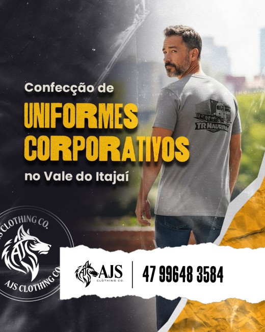 Confecção de uniformes corporativos no Vale do Itajaí