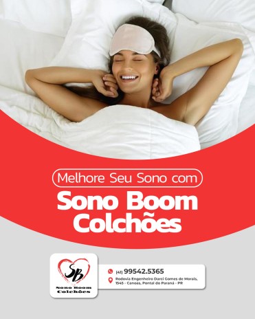 Melhore Seu Sono com Sono Boom Colchões