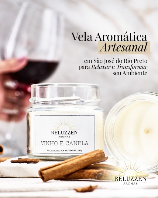 POST 1 Título: Vela Aromática Artesanal em São José do Rio Preto para Relaxar e Transformar seu Ambiente