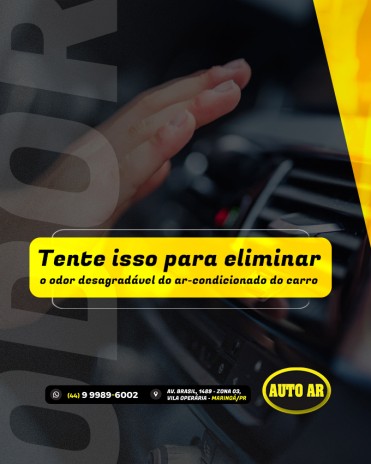 Tente isso para eliminar o odor desagradável do ar-condicionado do carro