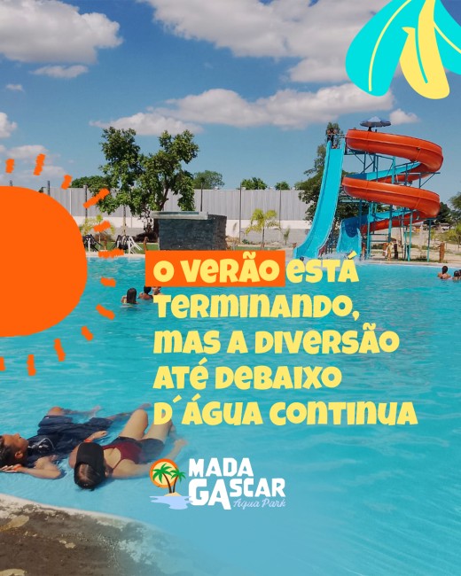 O verão está terminando, mas a diversão até debaixo d´água continua