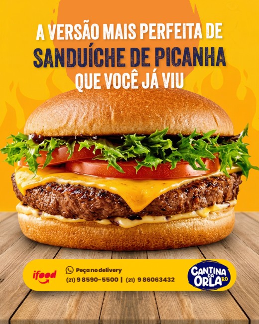 A versão mais perfeita de sanduíche de picanha que você já viu