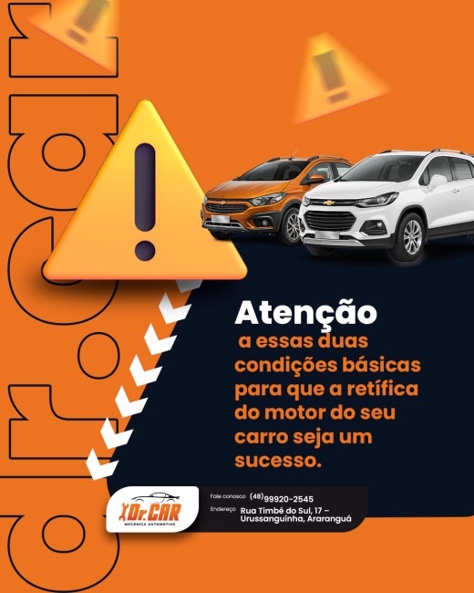 Atenção a essas duas condições básicas para que a retífica do motor do seu carro seja um sucesso