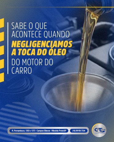 Sabe o que acontece quando negligenciamos a toca do óleo do motor do carro