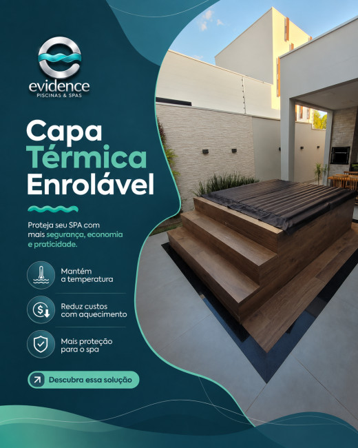 Capa Térmica Enrolável: Proteja seu SPA